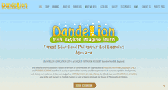 Desktop Screenshot of dandelionsnorfolk.com